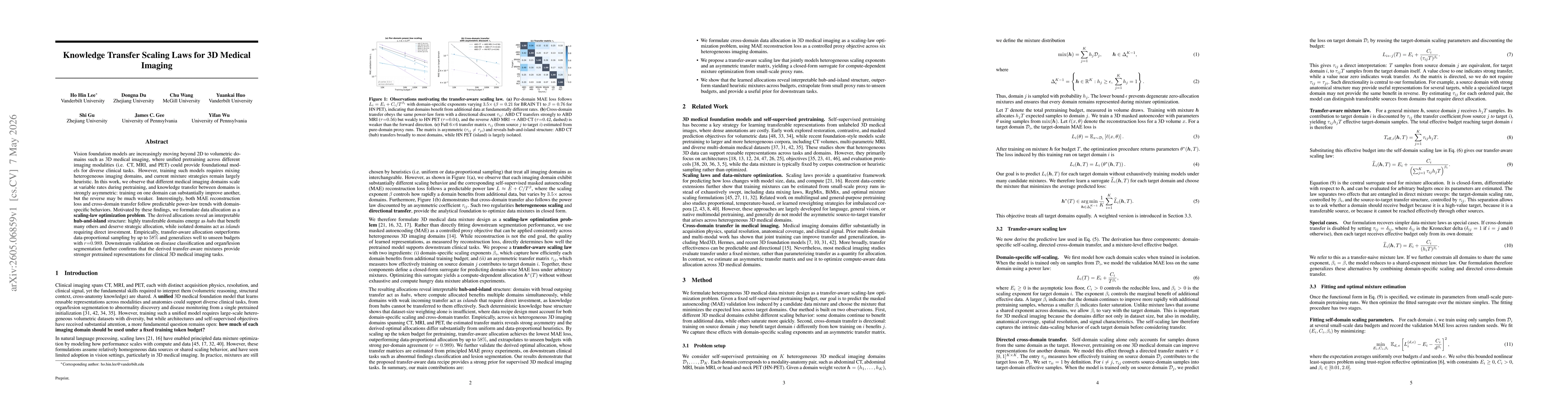 Thumbnail for Knowledge Transfer Scaling Laws for 3D Medical Imaging