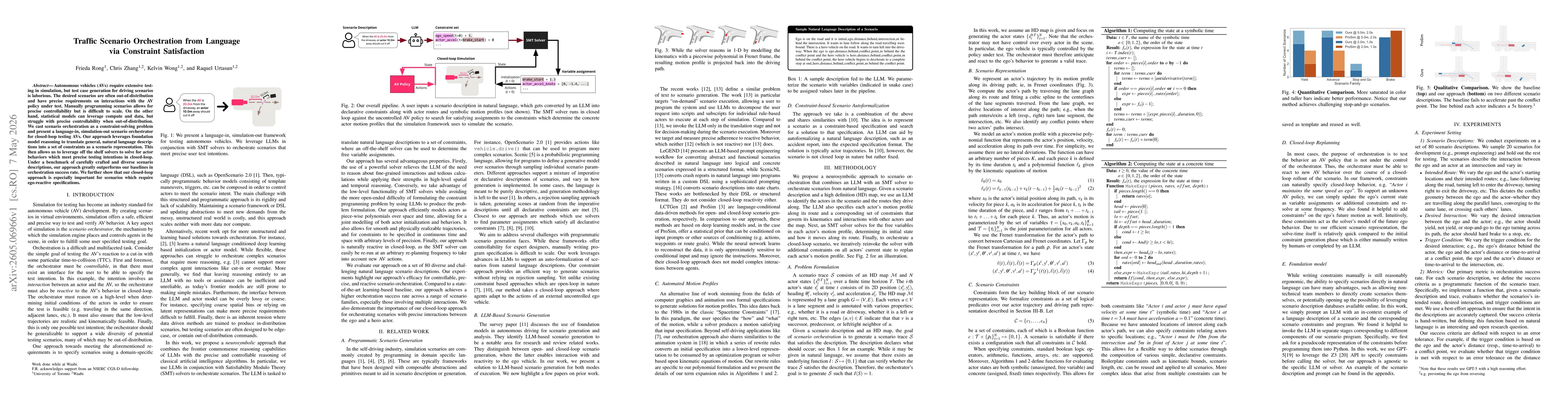 Thumbnail for Traffic Scenario Orchestration from Language via Constraint Satisfaction