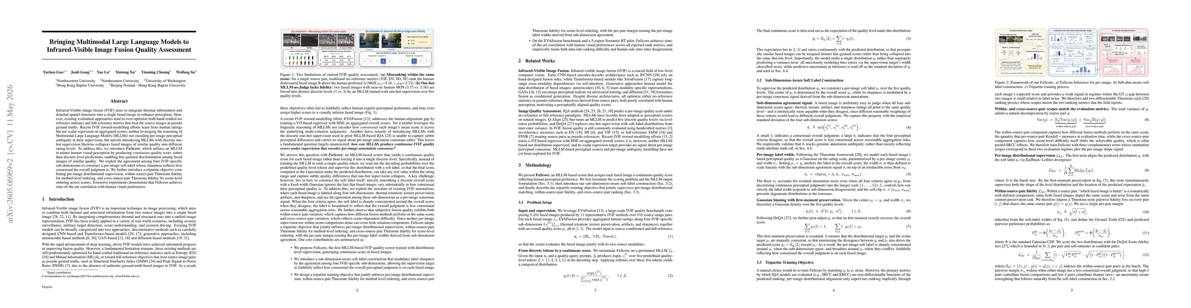 Thumbnail for Bringing Multimodal Large Language Models to Infrared-Visible Image Fusion Quality Assessment