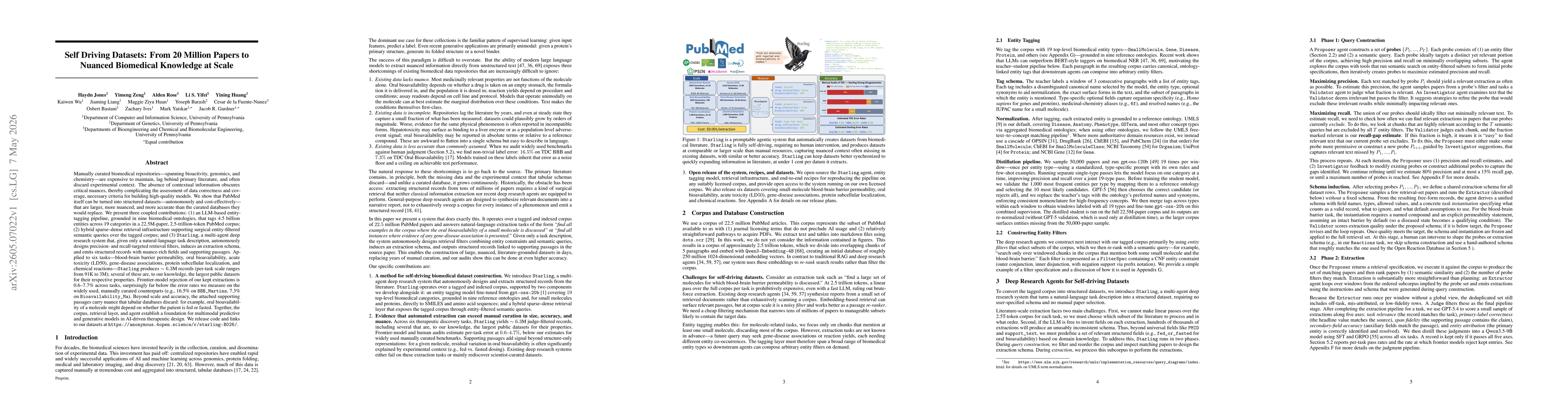Thumbnail for Self Driving Datasets: From 20 Million Papers to Nuanced Biomedical Knowledge at Scale