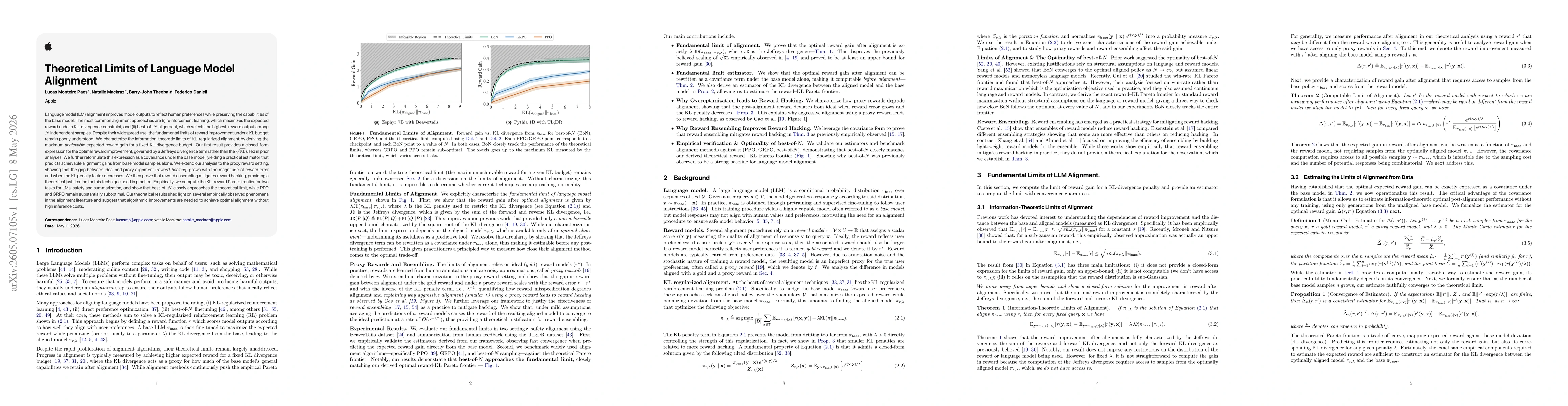 Thumbnail for Theoretical Limits of Language Model Alignment