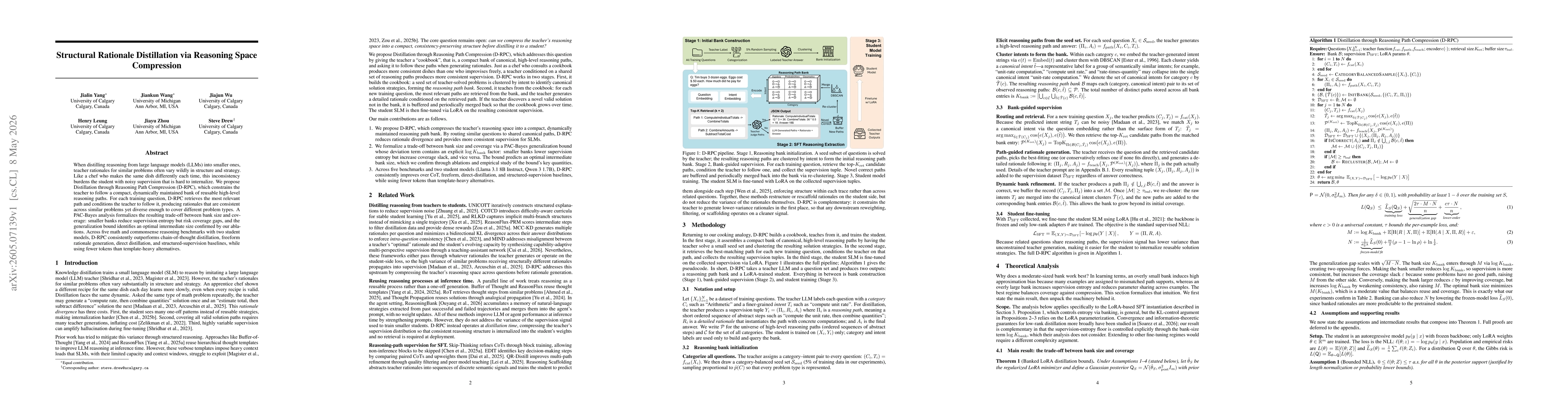 Thumbnail for Structural Rationale Distillation via Reasoning Space Compression