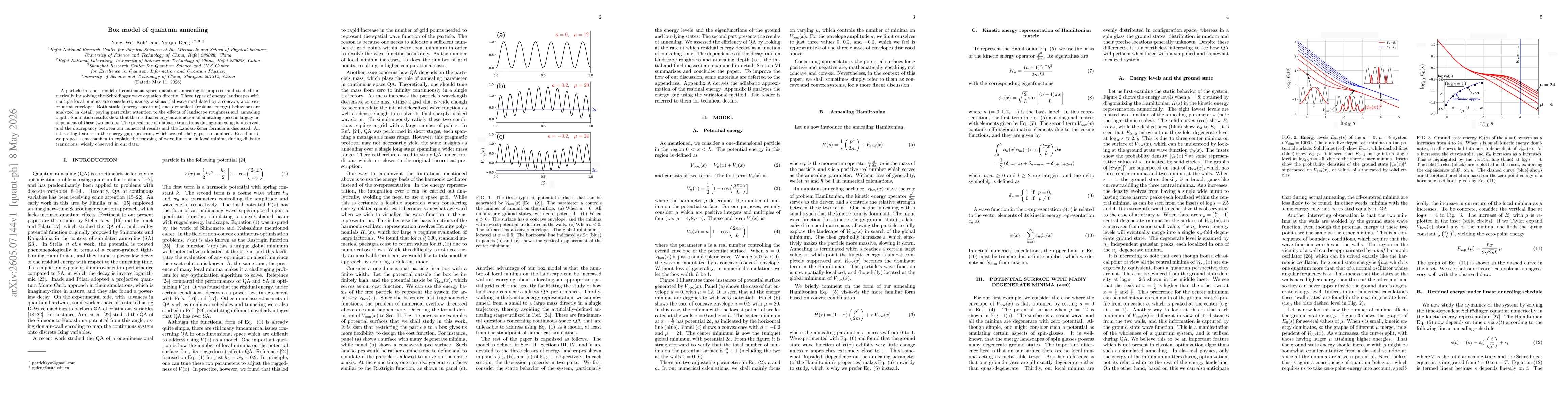 Thumbnail for Box model of quantum annealing