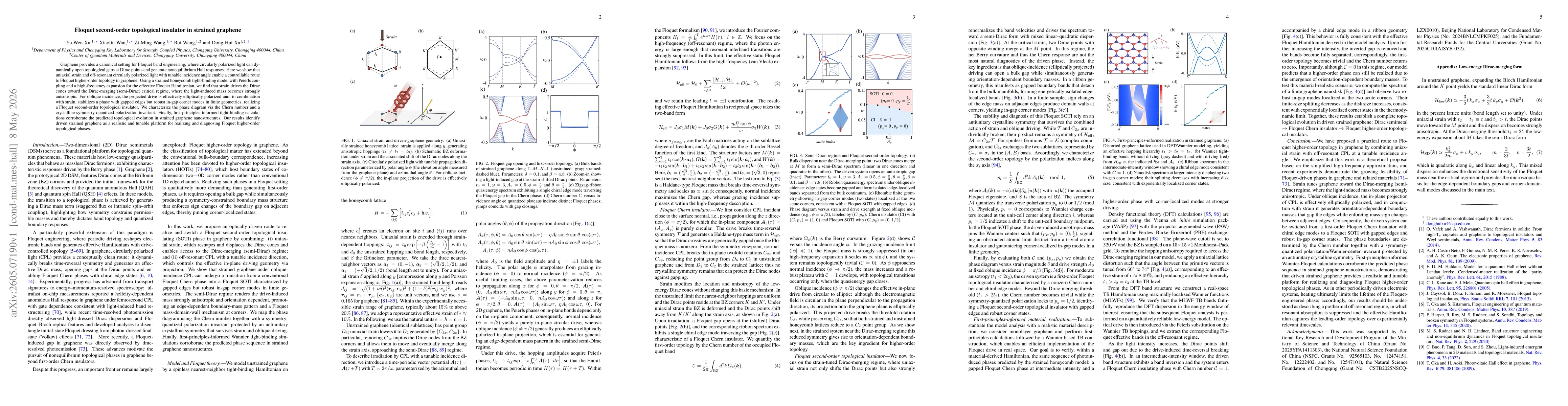 Thumbnail for Floquet second-order topological insulator in strained graphene