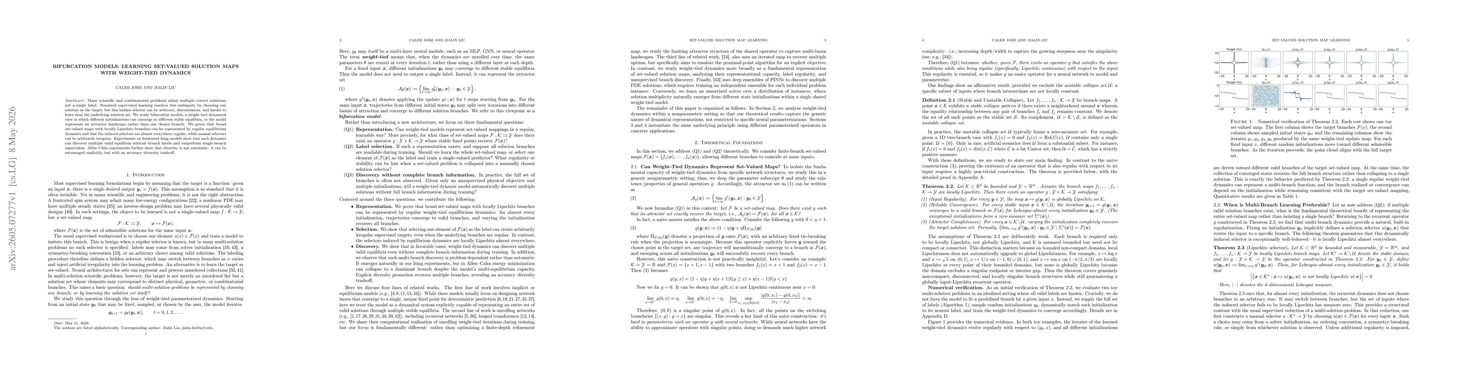 Thumbnail for Bifurcation Models: Learning Set-Valued Solution Maps with Weight-Tied Dynamics