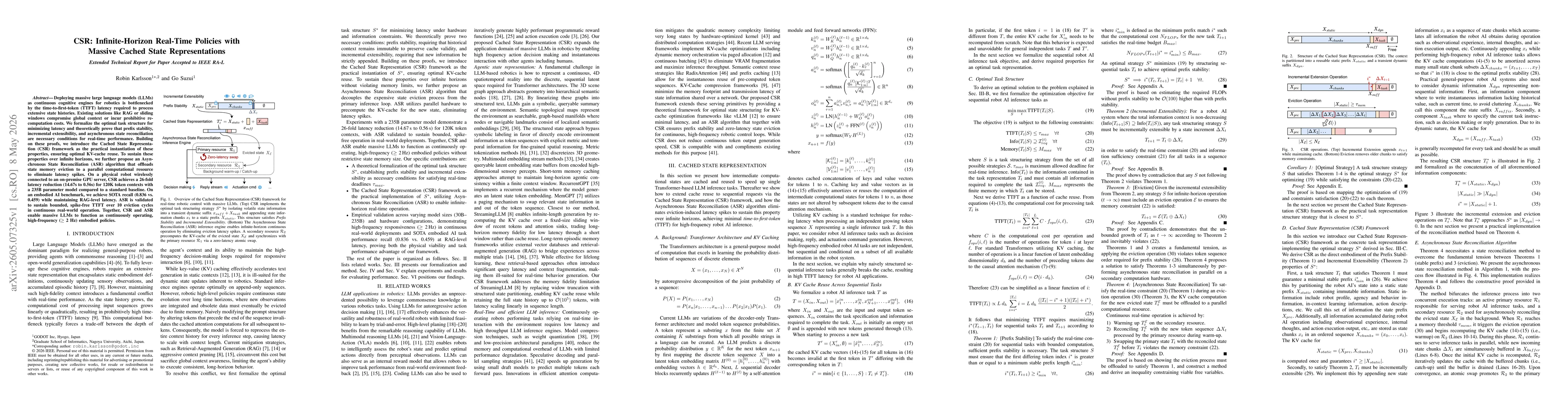 Thumbnail for CSR: Infinite-Horizon Real-Time Policies with Massive Cached State Representations
