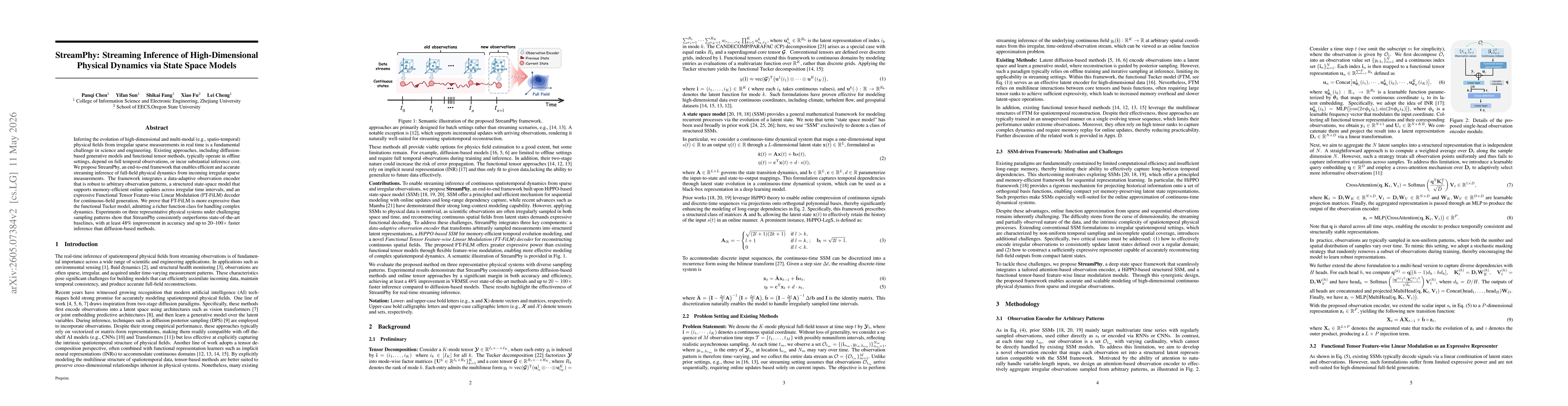 Thumbnail for StreamPhy: Streaming Inference of High-Dimensional Physical Dynamics via State Space Models