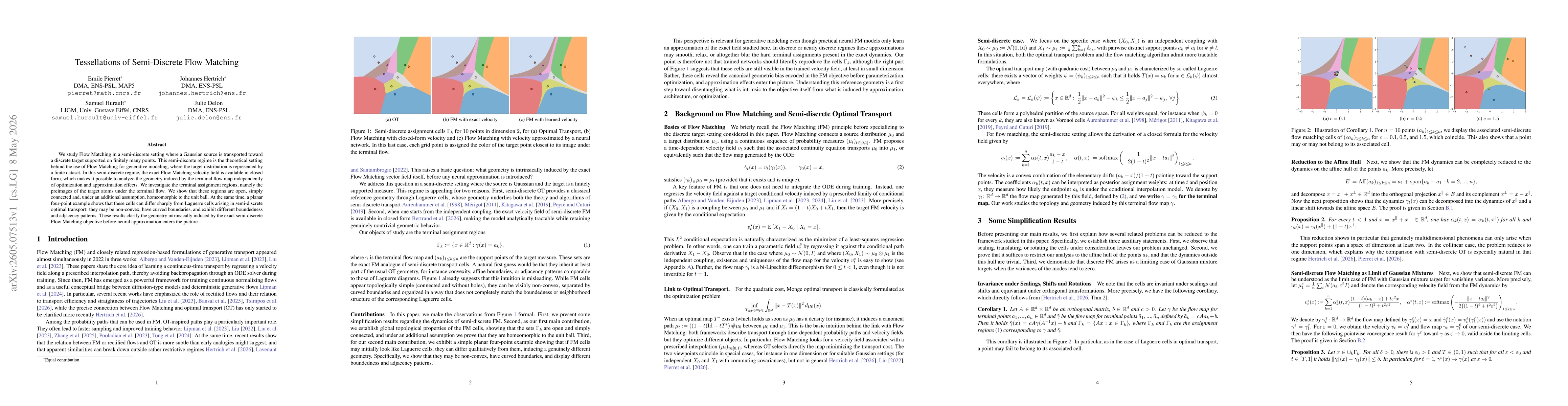 Thumbnail for Tessellations of Semi-Discrete Flow Matching