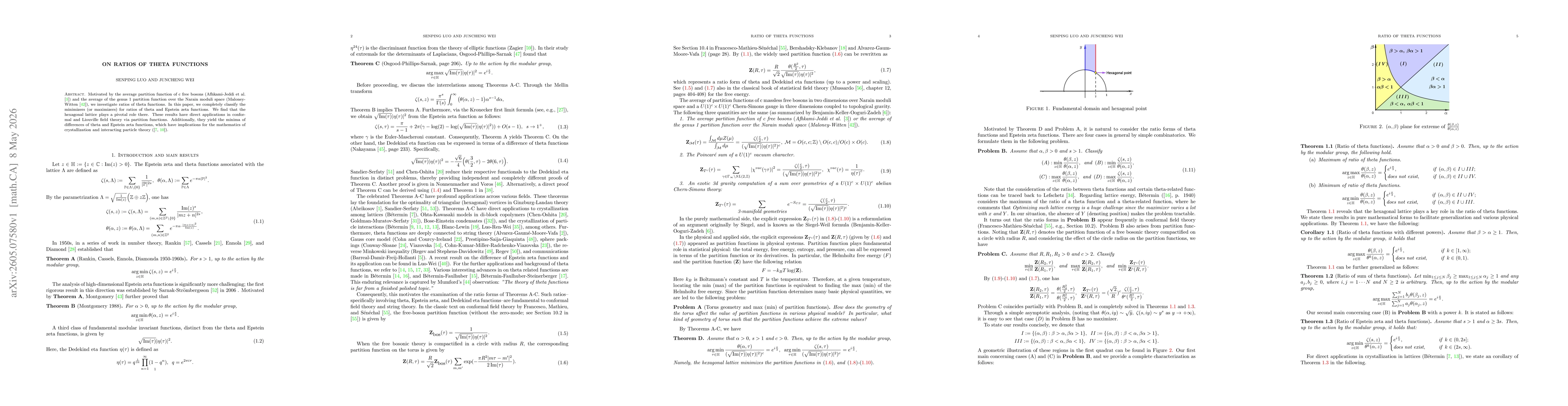 Thumbnail for On ratios of theta functions