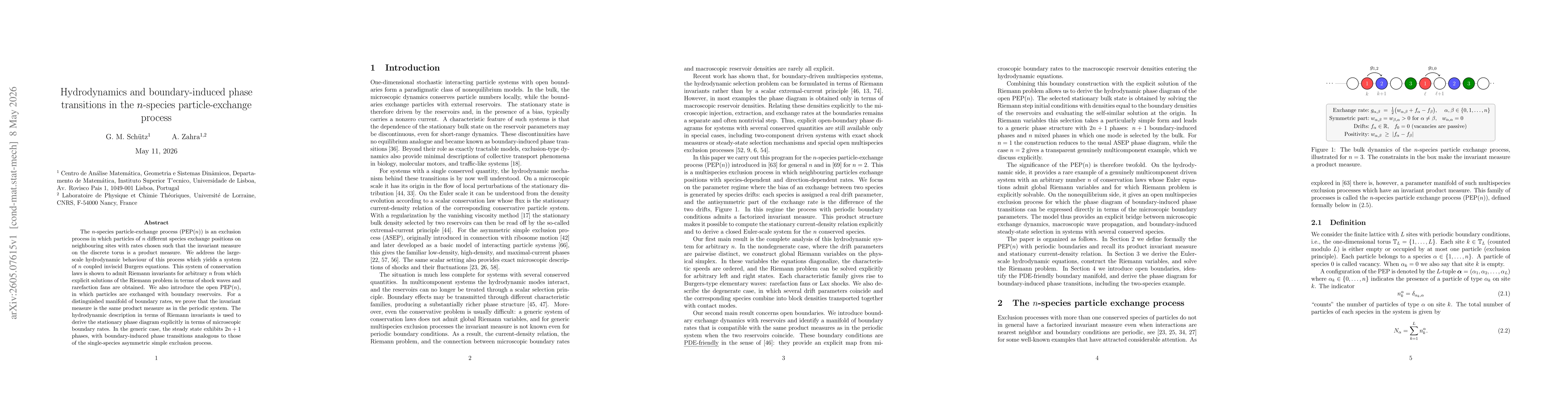Thumbnail for Hydrodynamics and boundary-induced phase transitions in the $n$-species particle-exchange process