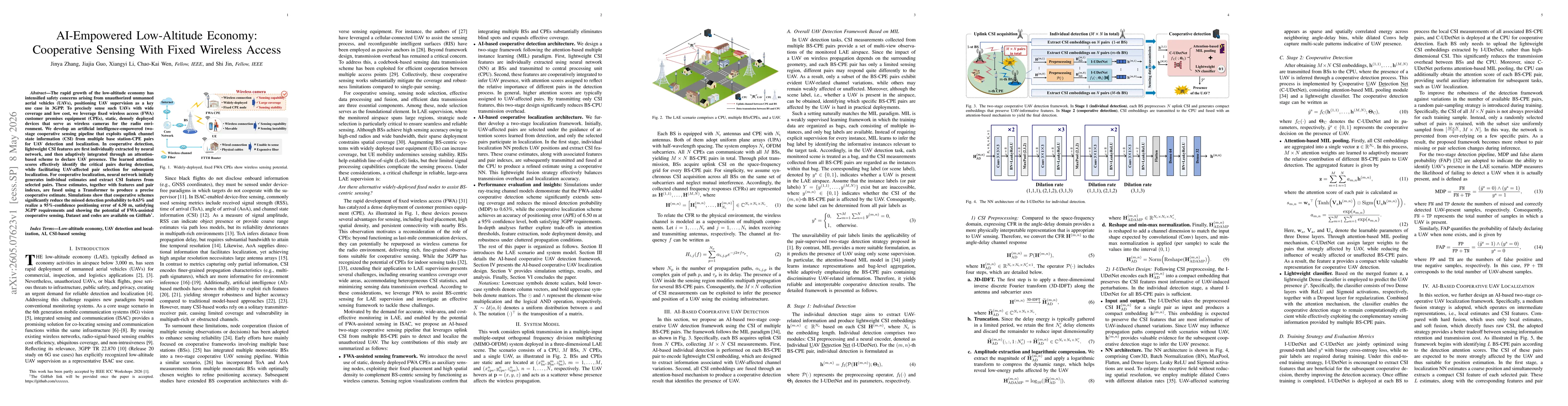 Thumbnail for AI-Empowered Low-Altitude Economy: Cooperative Sensing With Fixed Wireless Access