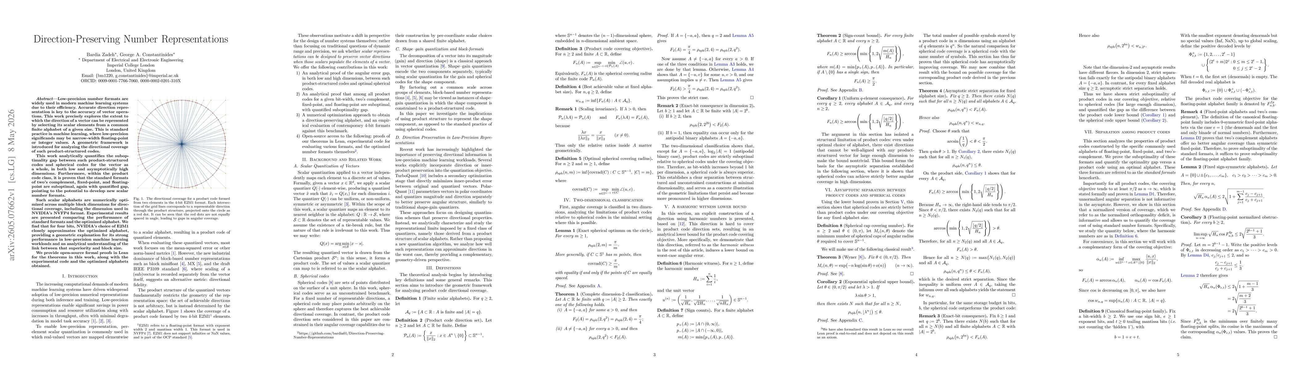 Thumbnail for Direction-Preserving Number Representations
