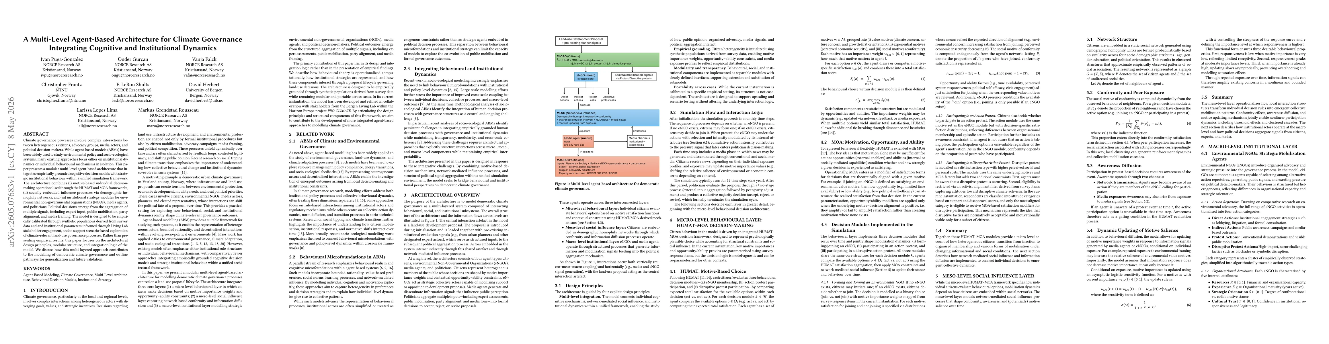 Thumbnail for A Multi-Level Agent-Based Architecture for Climate Governance Integrating Cognitive and Institutional Dynamics