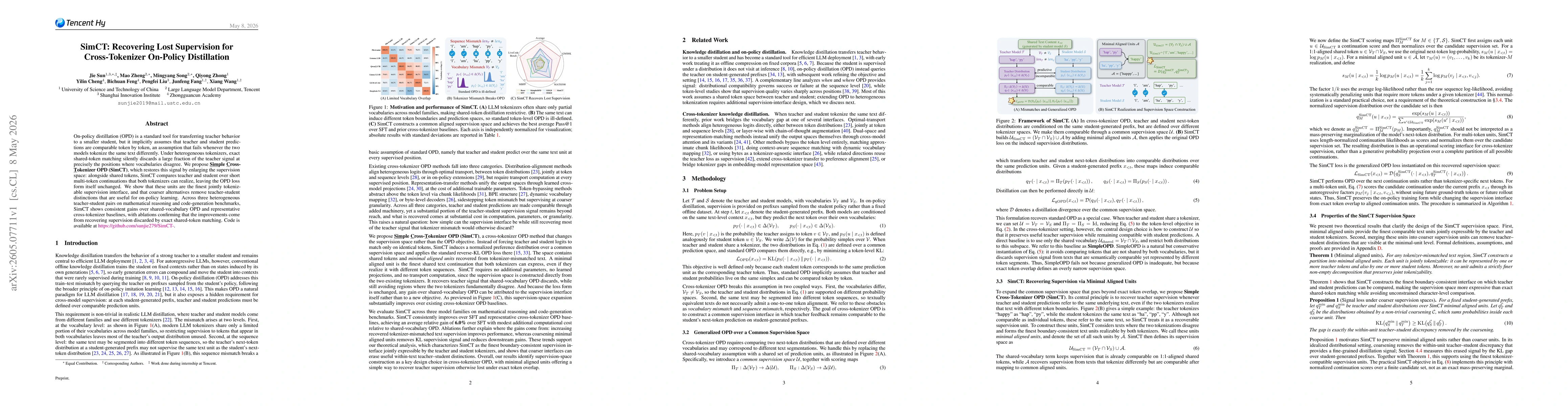 Thumbnail for SimCT: Recovering Lost Supervision for Cross-Tokenizer On-Policy Distillation