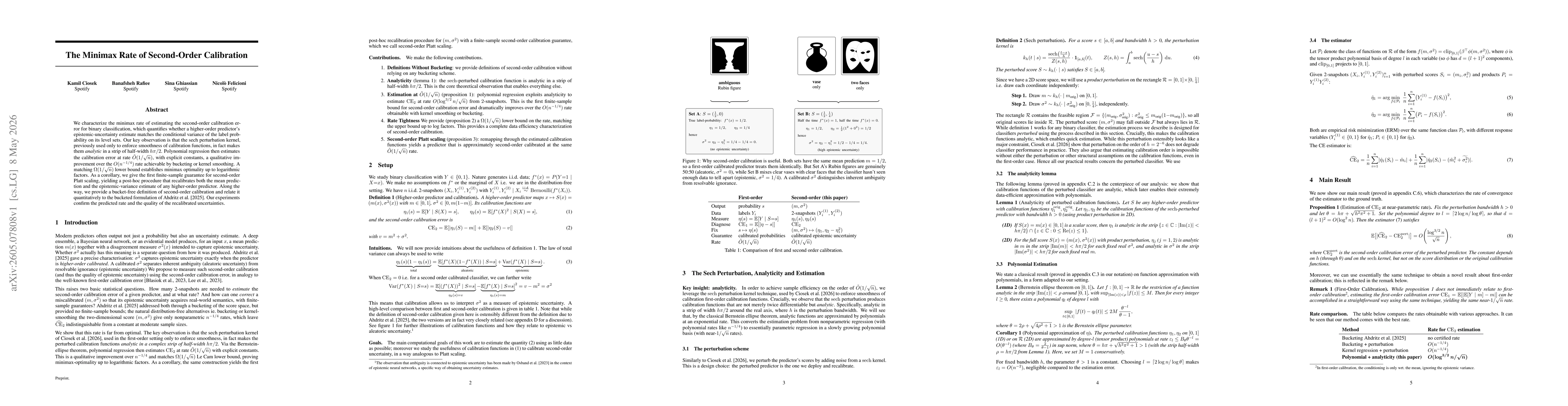 Thumbnail for The Minimax Rate of Second-Order Calibration