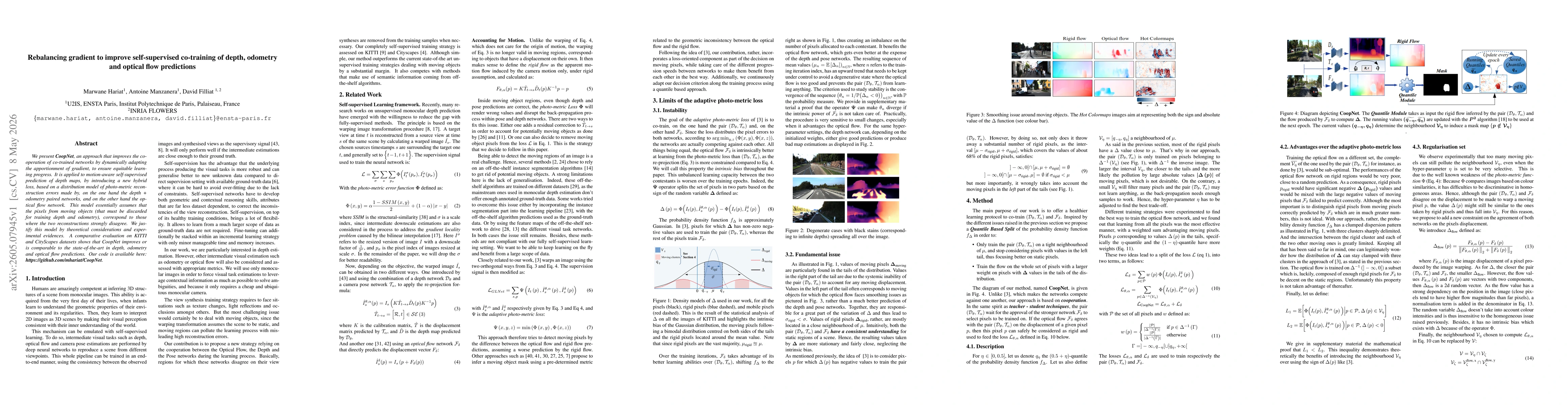 Thumbnail for Rebalancing gradient to improve self-supervised co-training of depth, odometry and optical flow predictions