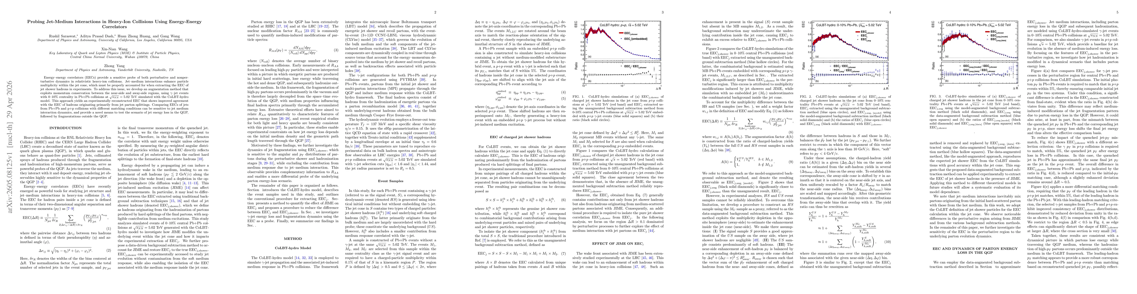 Thumbnail for Probing Jet-Medium Interactions in Heavy-Ion Collisions Using Energy-Energy Correlators