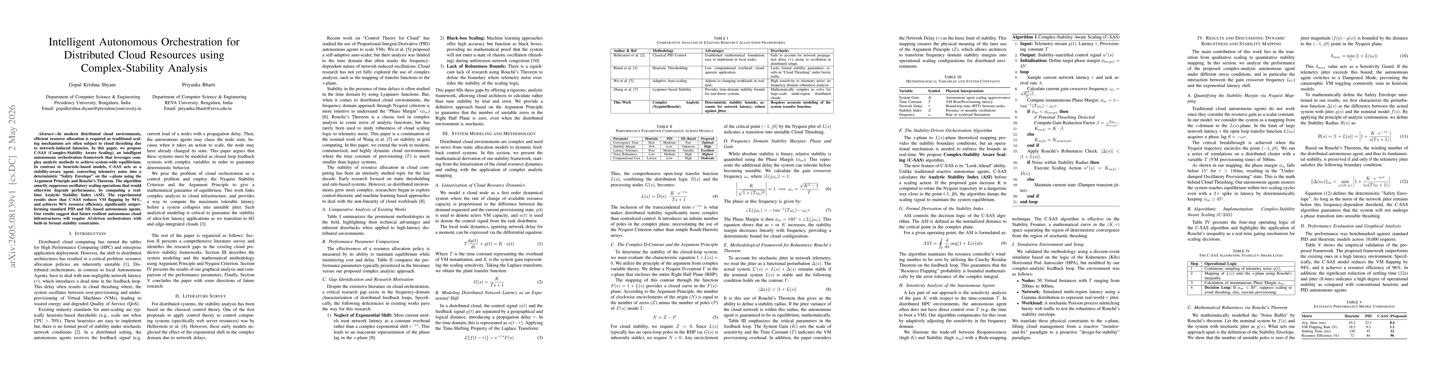 Thumbnail for Intelligent Autonomous Orchestration for Distributed Cloud Resources using Complex-Stability Analysis