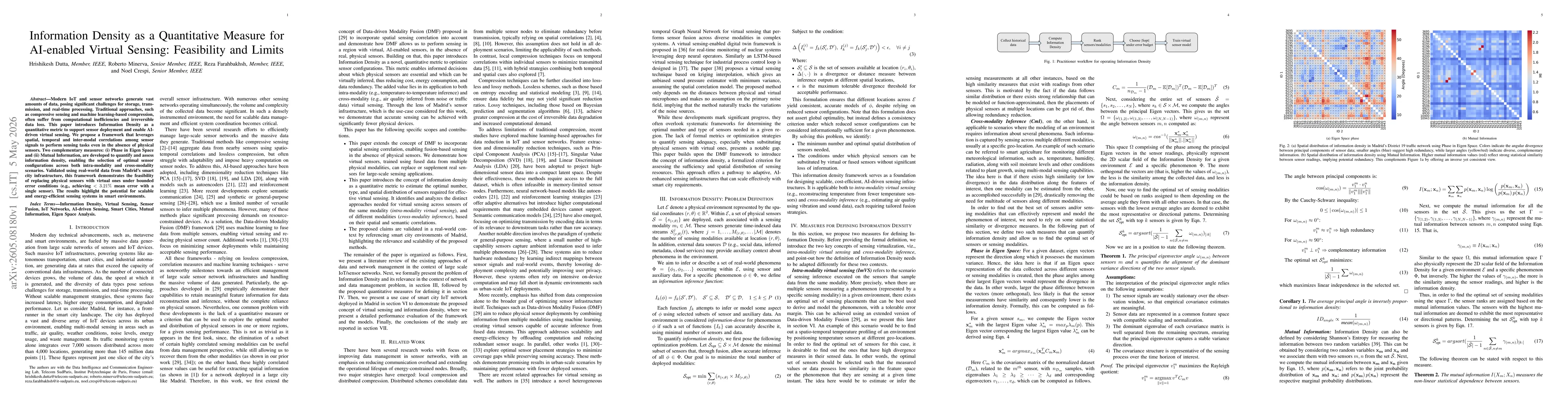 Thumbnail for Information Density as a Quantitative Measure for AI-enabled Virtual Sensing: Feasibility and Limits