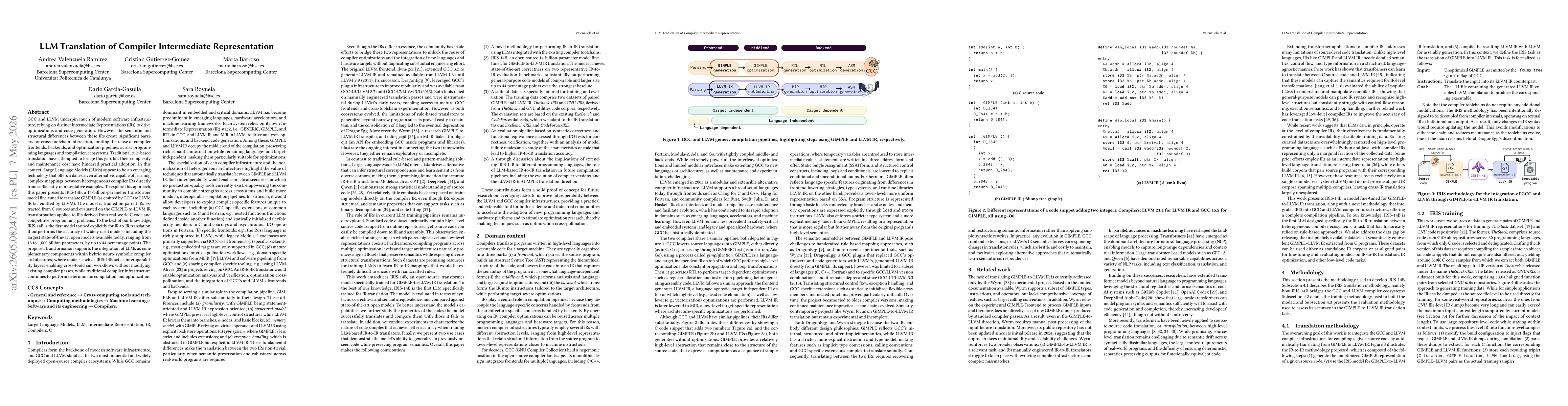 Thumbnail for LLM Translation of Compiler Intermediate Representation