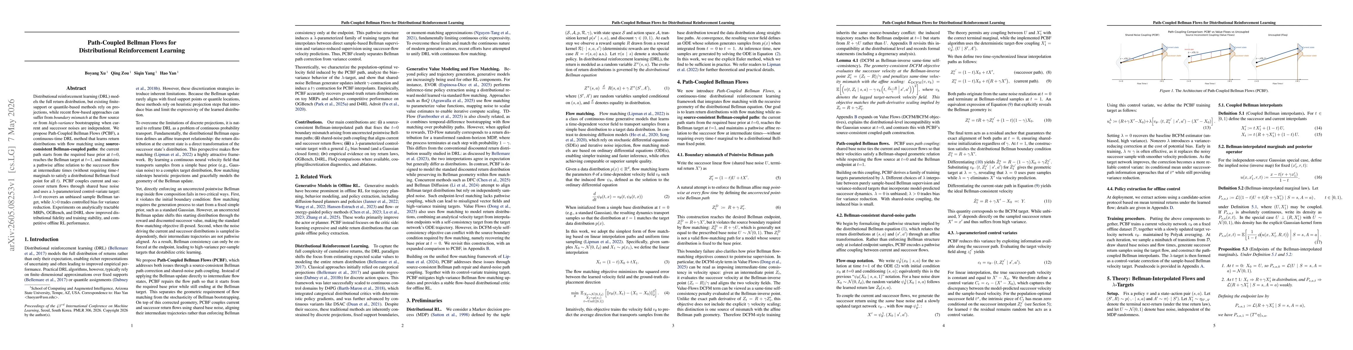 Thumbnail for Path-Coupled Bellman Flows for Distributional Reinforcement Learning