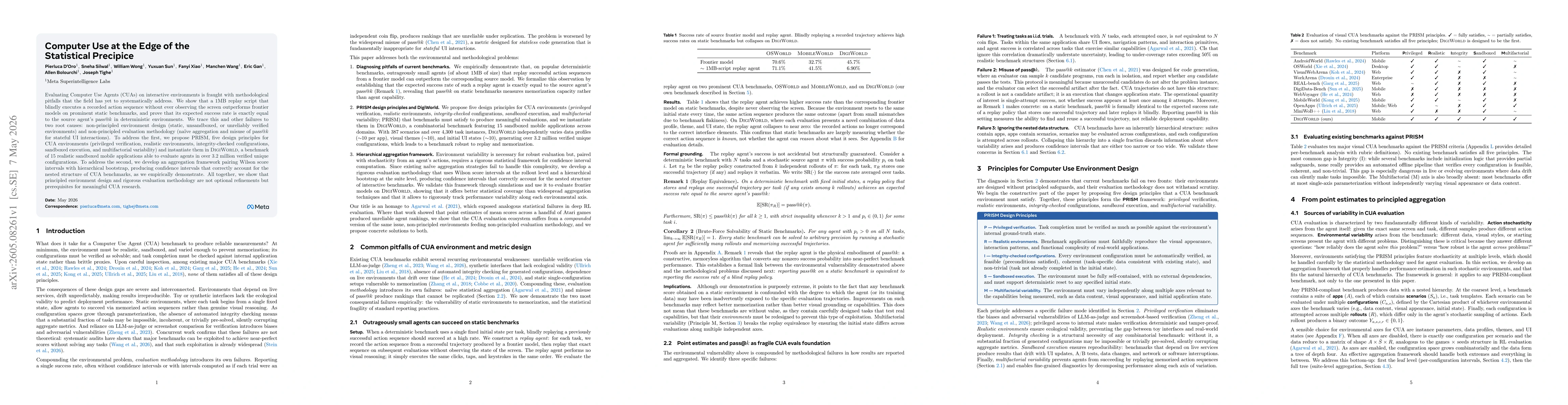 Thumbnail for Computer Use at the Edge of the Statistical Precipice