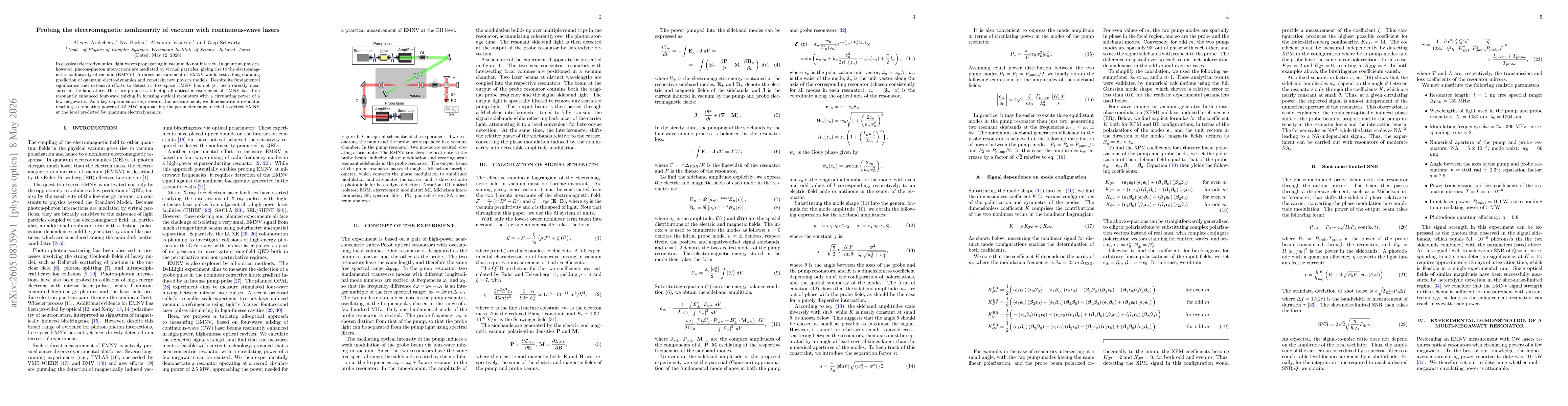 Thumbnail for Probing the electromagnetic nonlinearity of vacuum with continuous-wave lasers