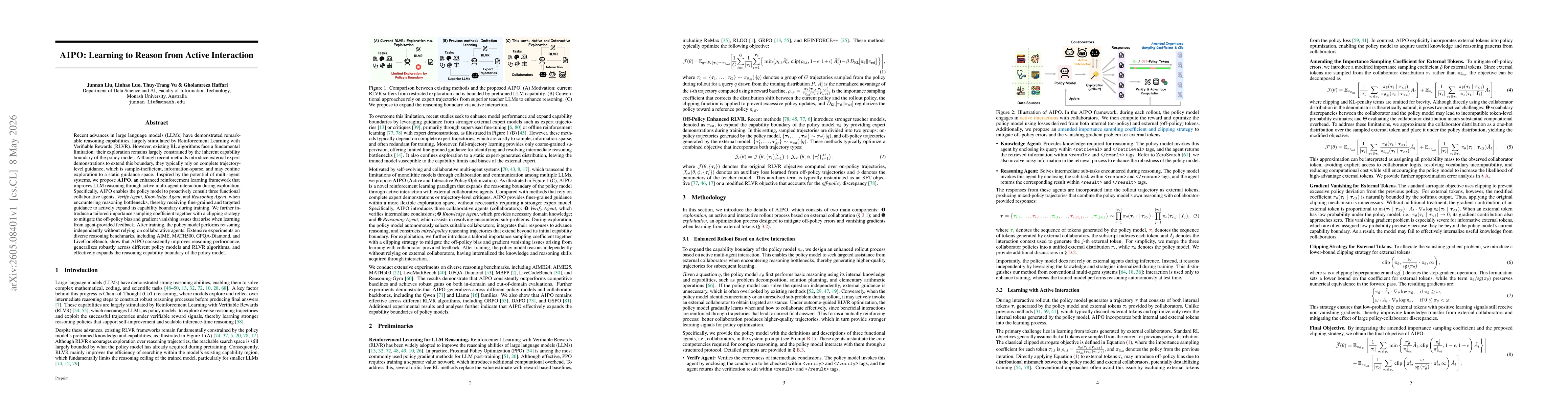 Thumbnail for AIPO: : Learning to Reason from Active Interaction
