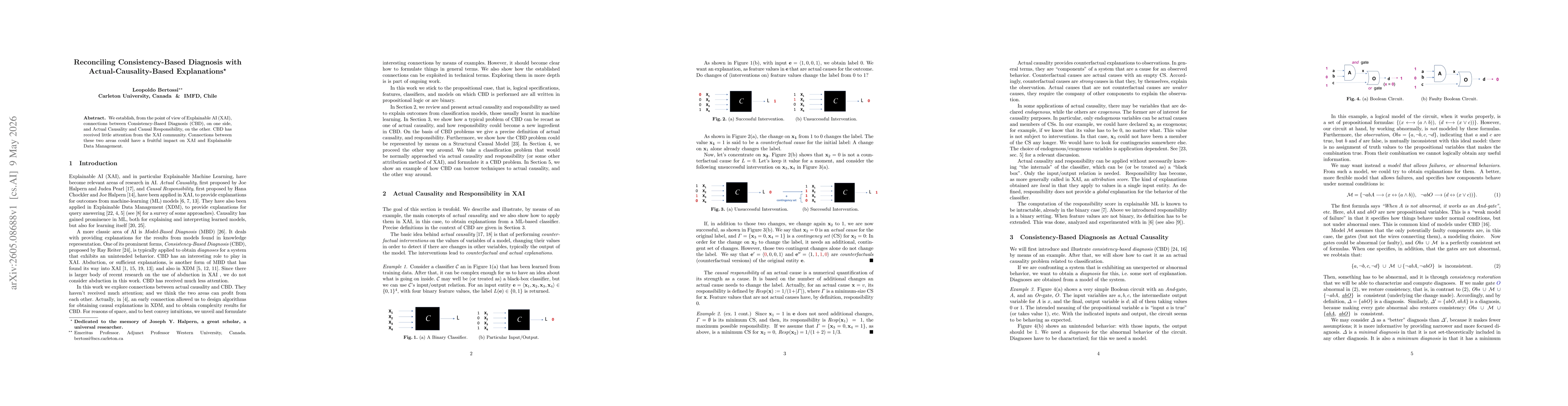 Thumbnail for Reconciling Consistency-Based Diagnosis with Actual-Causality-Based Explanations