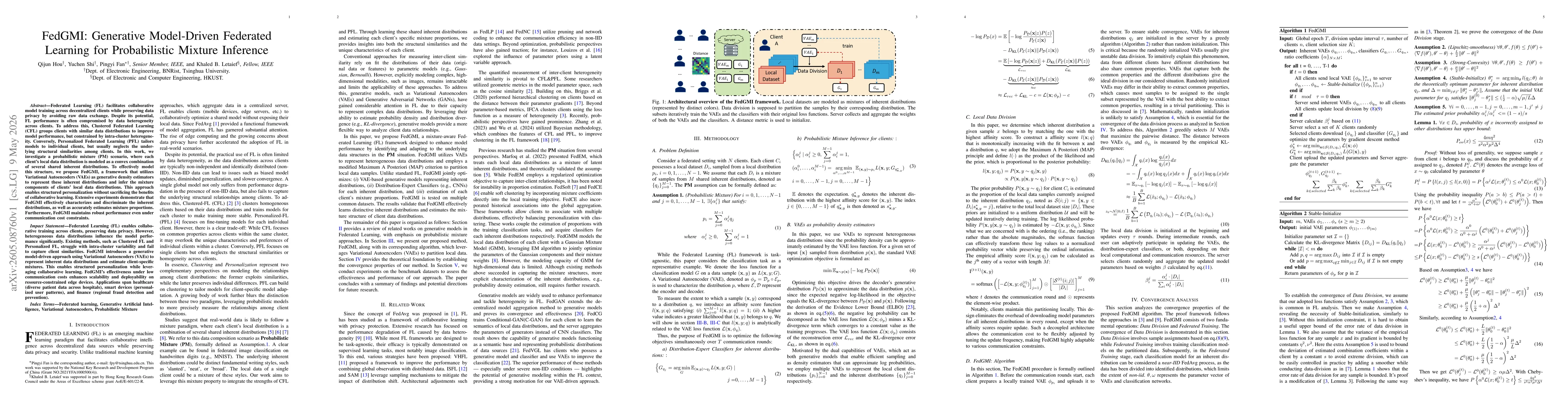 Thumbnail for FedGMI: Generative Model-Driven Federated Learning for Probabilistic Mixture Inference