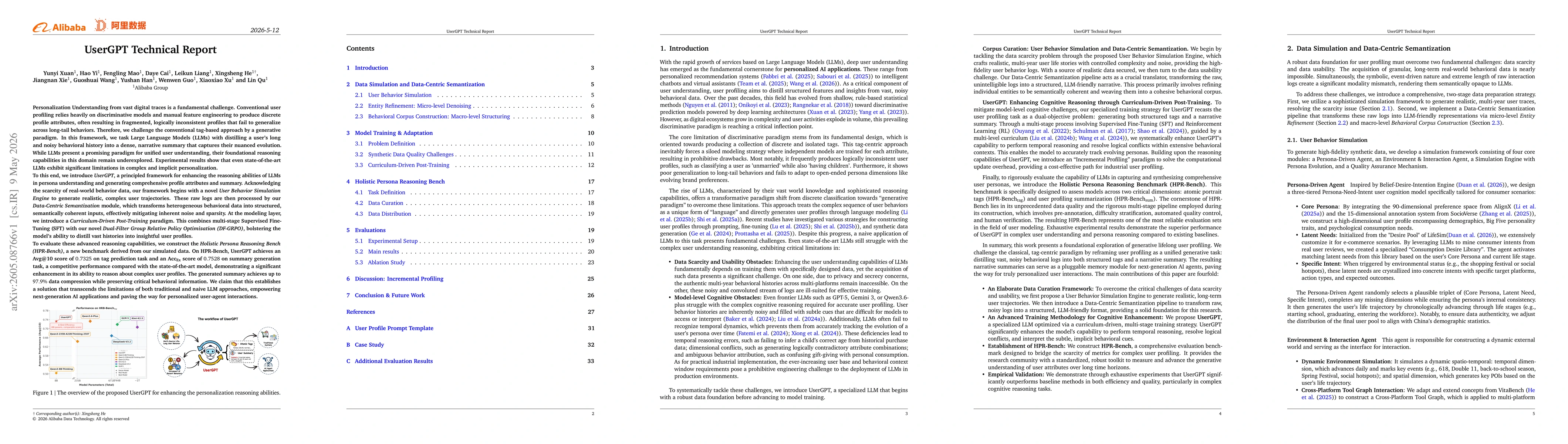 Thumbnail for UserGPT Technical Report