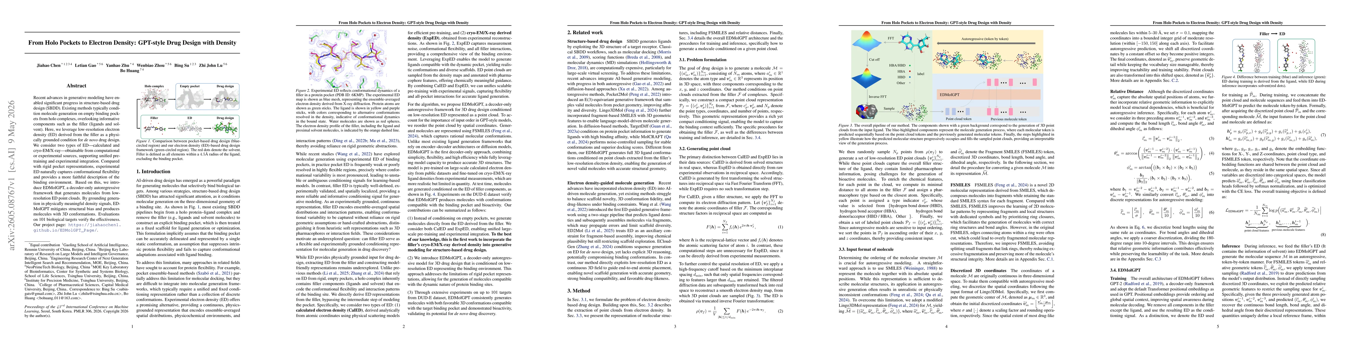 Thumbnail for From Holo Pockets to Electron Density: GPT-style Drug Design with Density
