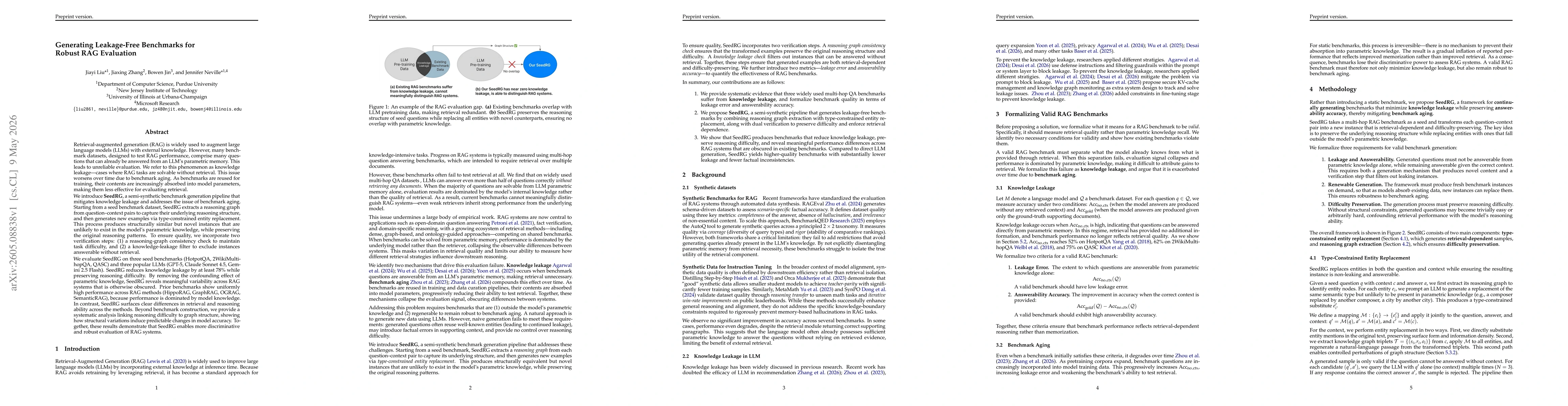 Thumbnail for Generating Leakage-Free Benchmarks for Robust RAG Evaluation