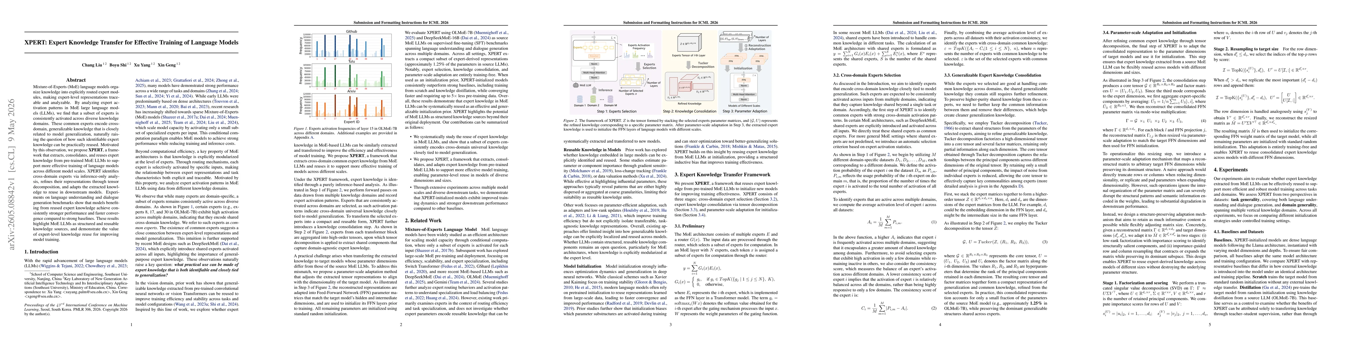 Thumbnail for XPERT: Expert Knowledge Transfer for Effective Training of Language Models