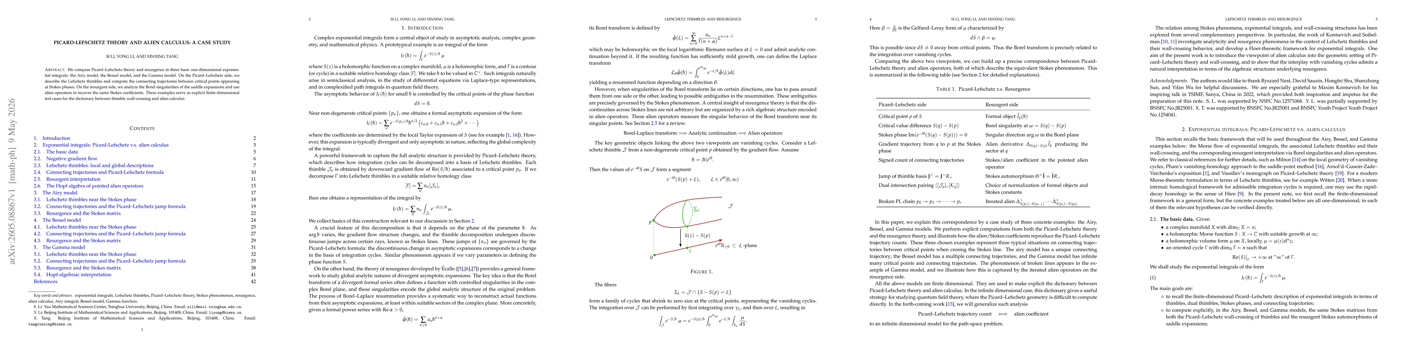 Thumbnail for Picard-Lefschetz theory and alien calculus: a case study