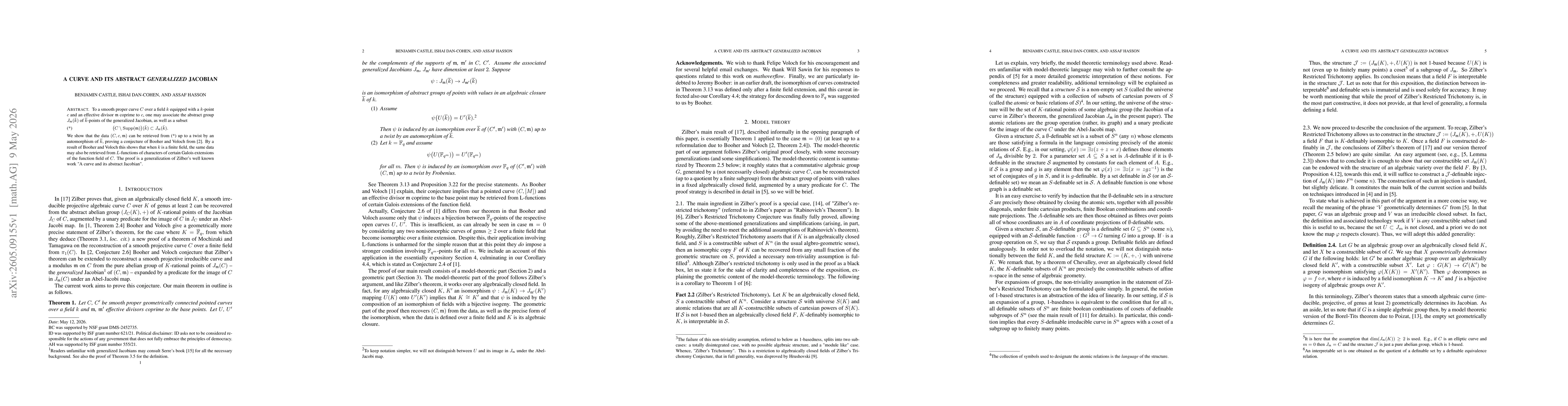 Thumbnail for A curve and its abstract generalized Jacobian