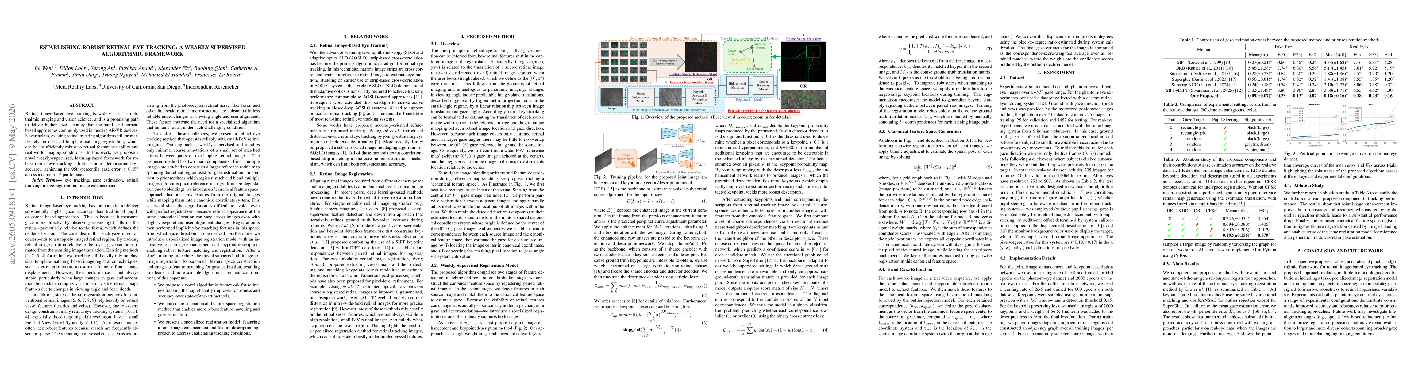 Thumbnail for Establishing Robust Retinal Eye Tracking: A Weakly Supervised Algorithmic Framework