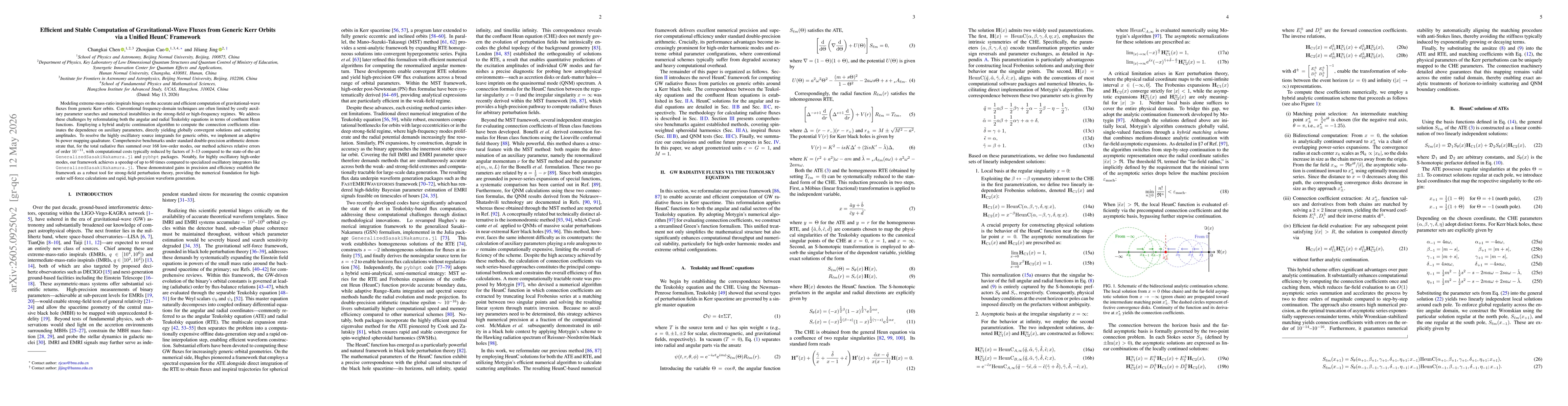 Thumbnail for Efficient and Stable Computation of Gravitational-Wave Fluxes from Generic Kerr Orbits via a Unified HeunC Framework