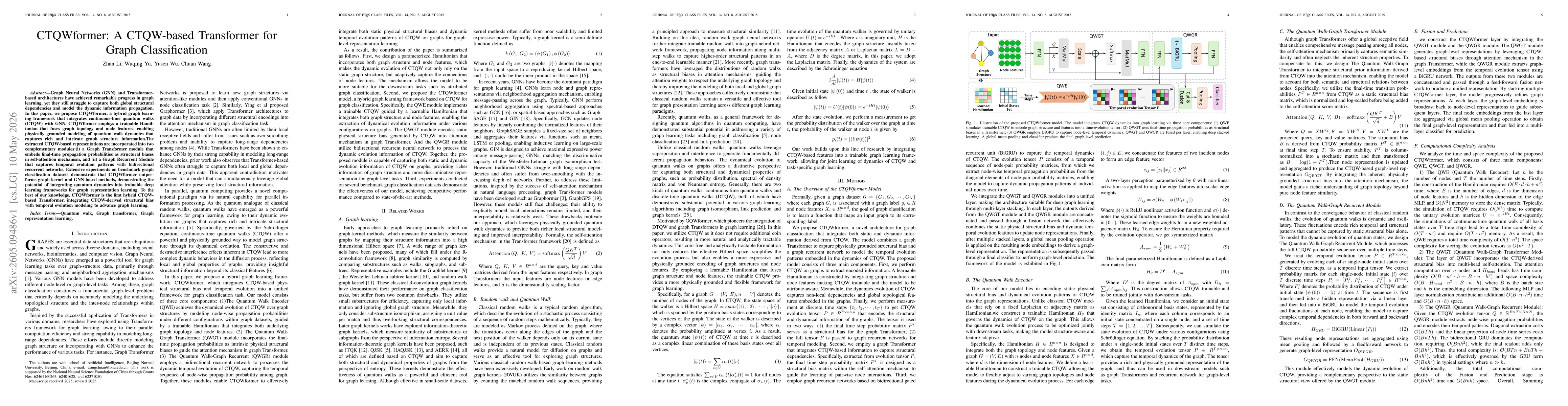Thumbnail for CTQWformer: A CTQW-based Transformer for Graph Classification