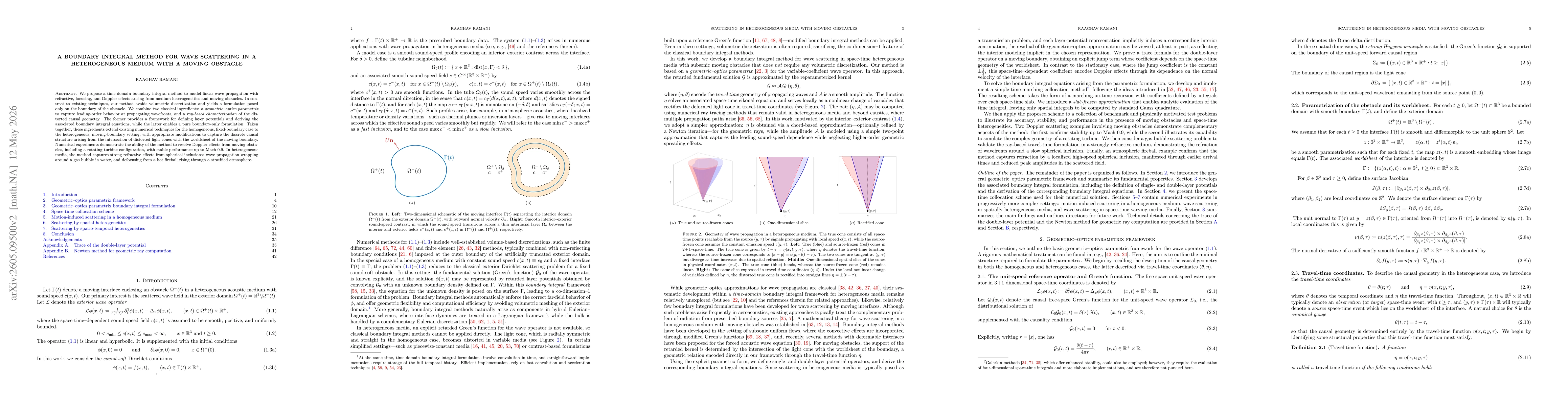 Thumbnail for A boundary integral method for wave scattering in a heterogeneous medium with a moving obstacle