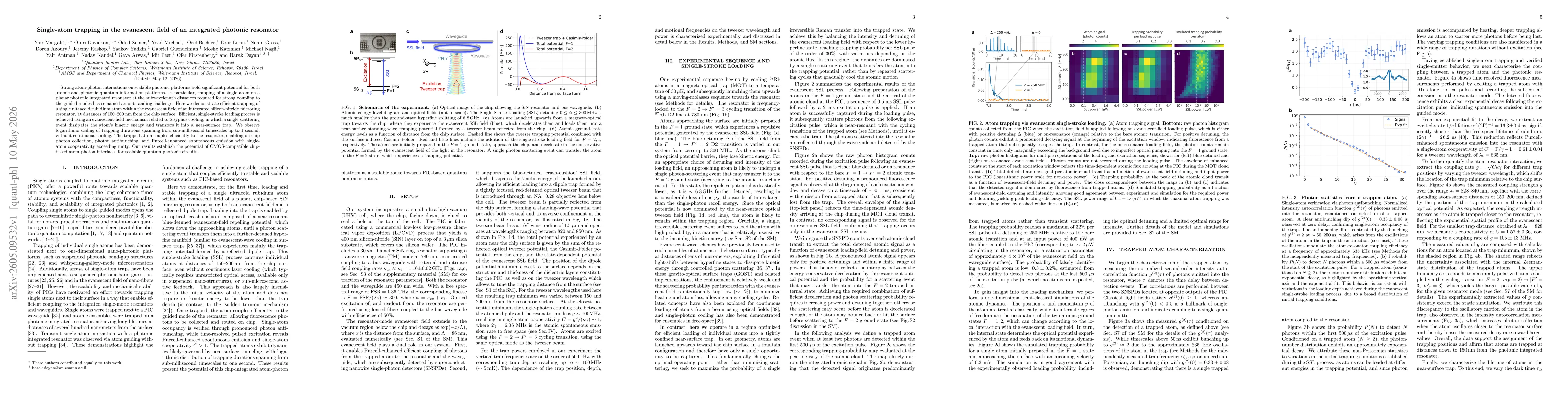 Thumbnail for Single-atom trapping in the evanescent field of an integrated photonic resonator