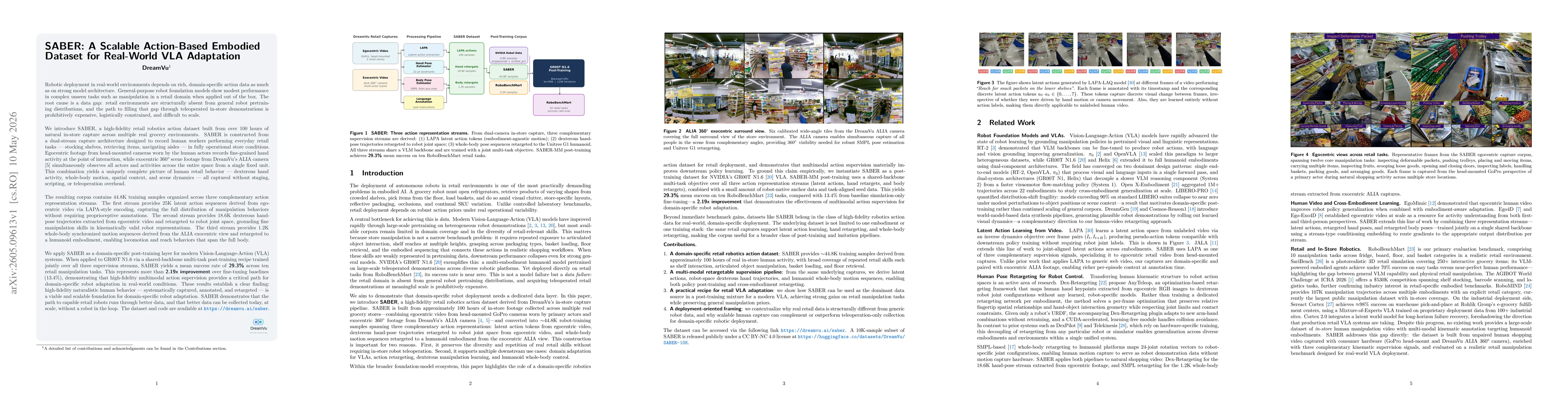 Thumbnail for SABER: A Scalable Action-Based Embodied Dataset for Real-World VLA Adaptation