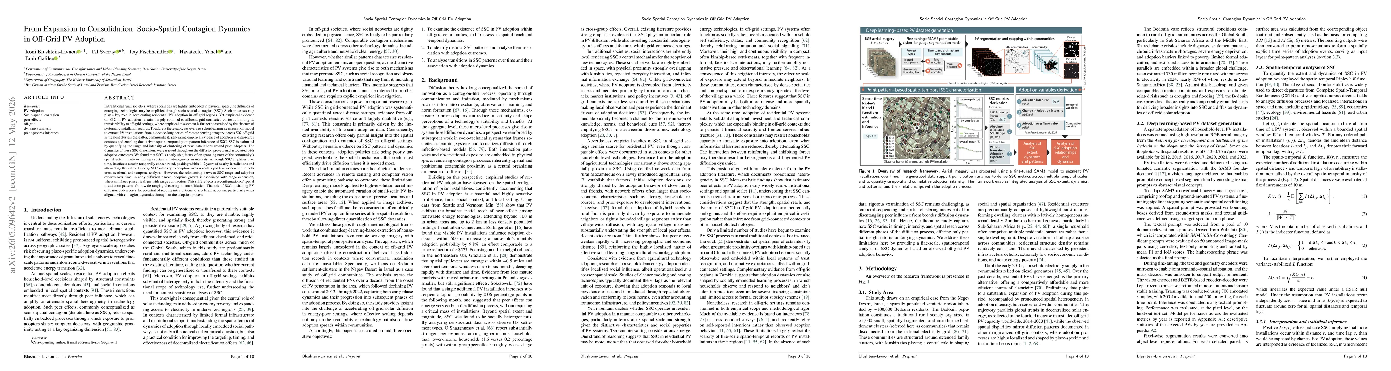 Thumbnail for From Expansion to Consolidation: Socio-Spatial Contagion Dynamics in Off-Grid PV Adoption