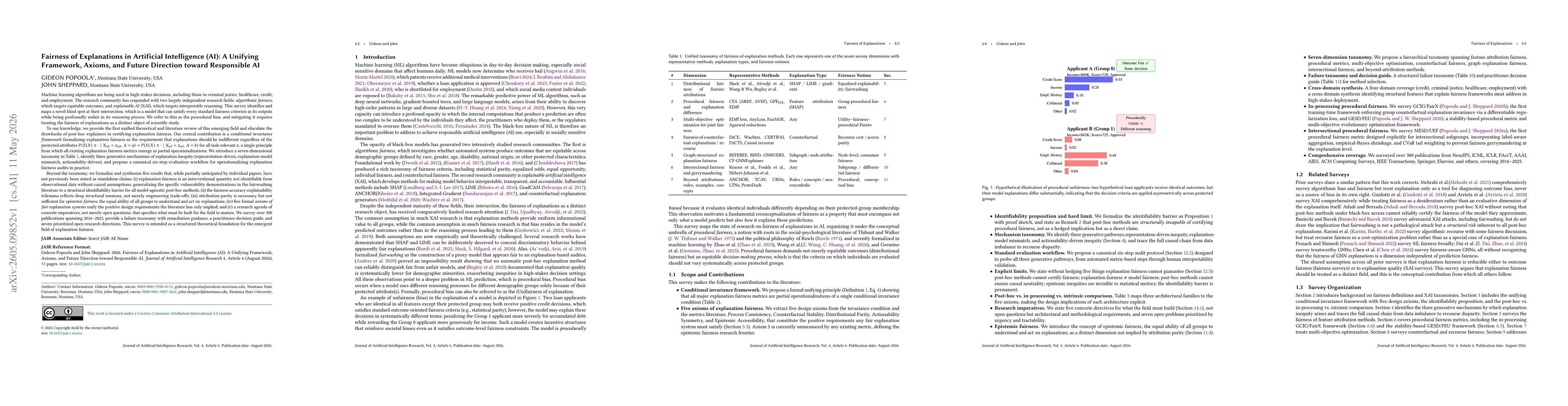 Thumbnail for Fairness of Explanations in Artificial Intelligence (AI): A Unifying Framework, Axioms, and Future Direction toward Responsible AI