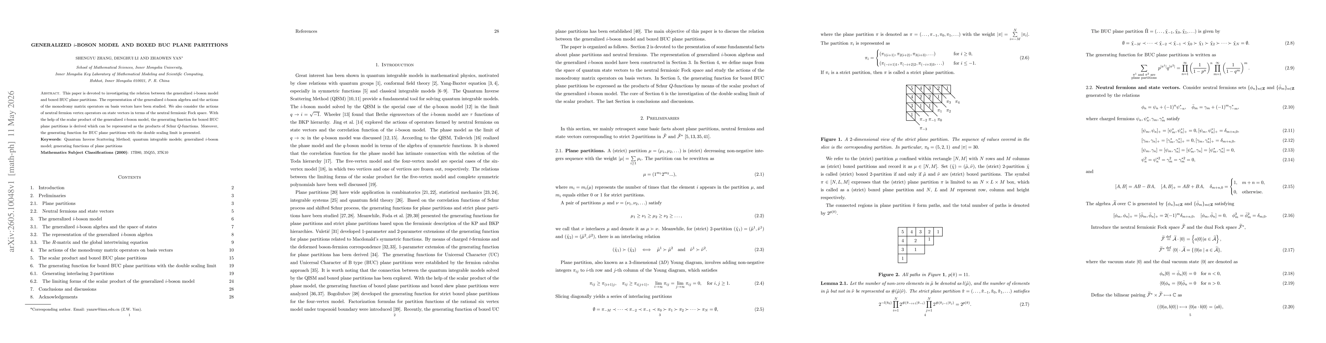 Thumbnail for Generalized i-boson model and boxed BUC plane partitions