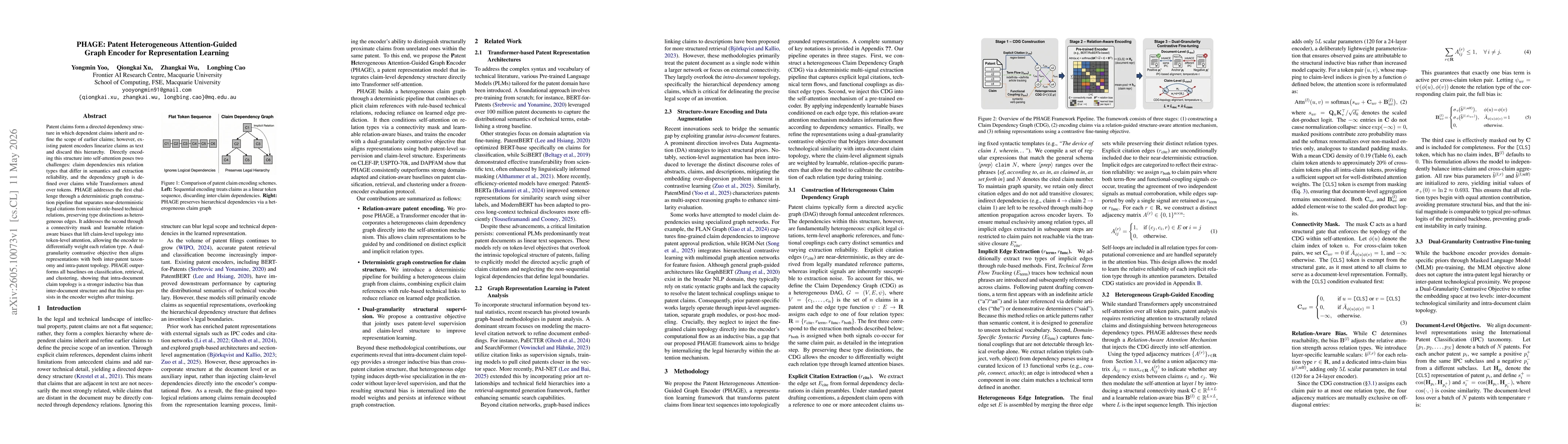 Thumbnail for PHAGE: Patent Heterogeneous Attention-Guided Graph Encoder for Representation Learning
