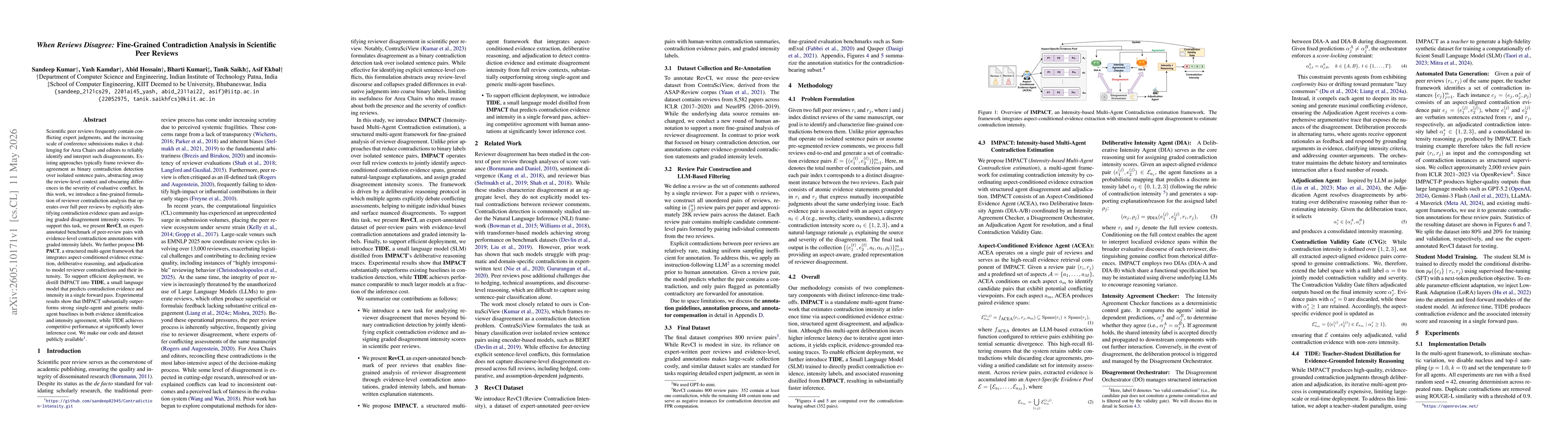 Thumbnail for When Reviews Disagree: Fine-Grained Contradiction Analysis in Scientific Peer Reviews