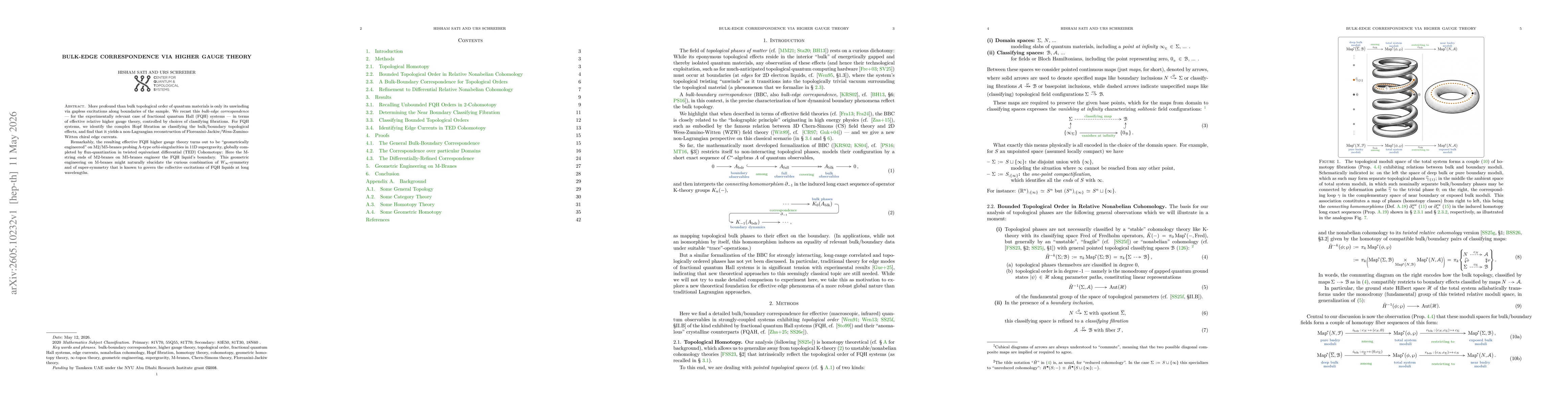 Thumbnail for Bulk-Edge Correspondence via Higher Gauge Theory