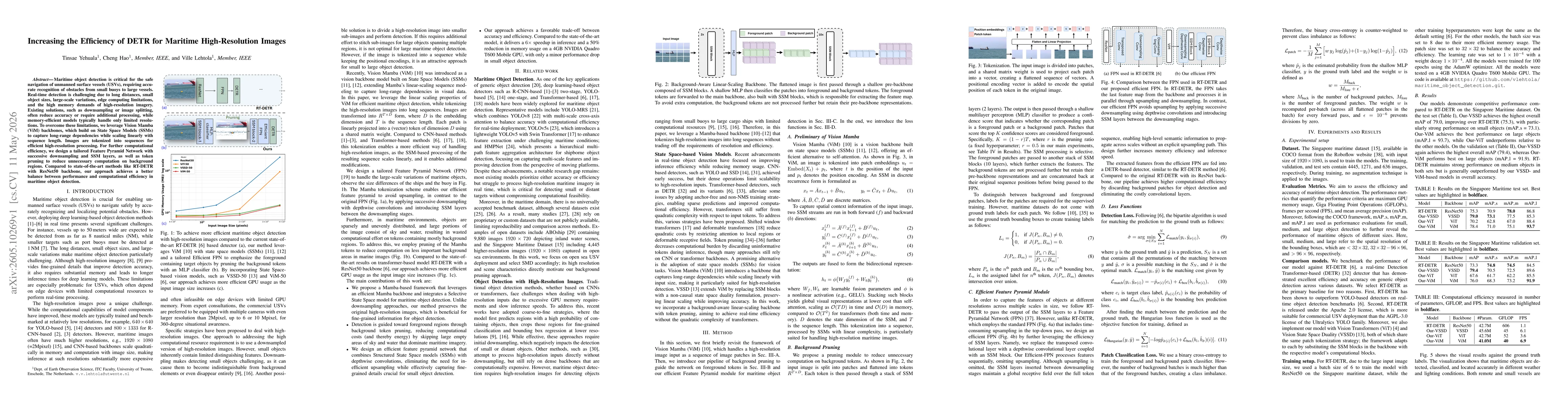 Thumbnail for Increasing the Efficiency of DETR for Maritime High-Resolution Images