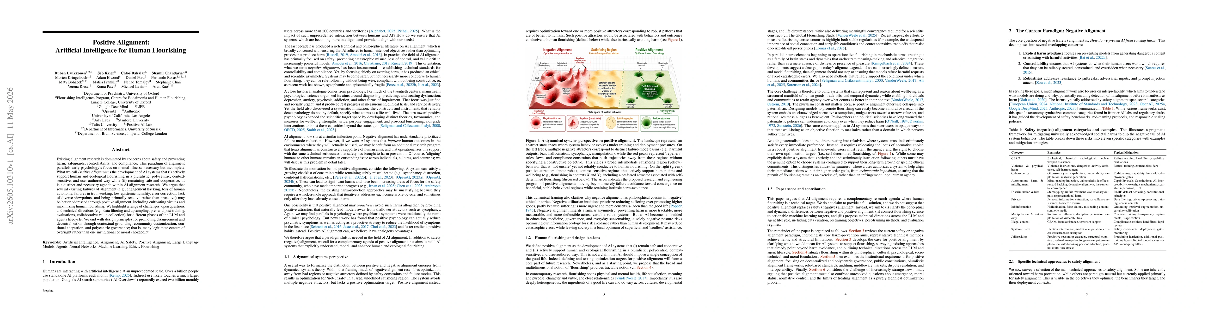 Thumbnail for Positive Alignment: Artificial Intelligence for Human Flourishing